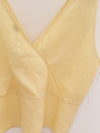 BASERANGE 25 Autumn/Winter Garlin Top Vest BAS-TSGA-FL-AU25-ANA YELLOW